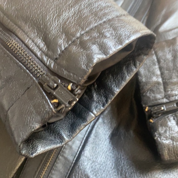 Genuine Leather Motorcycle Jacket - Picture 8 of 12